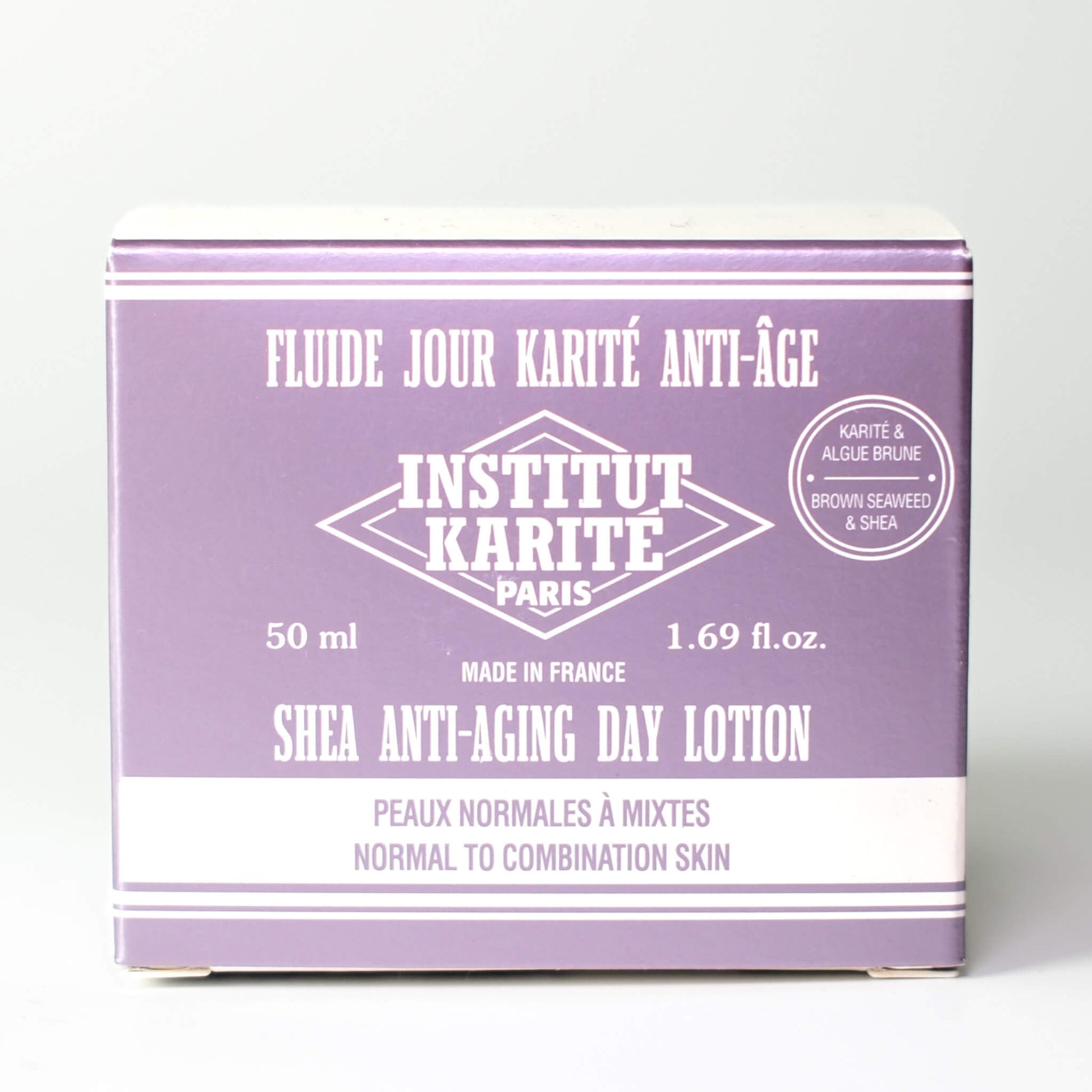 Packaging of Shea Anti-Aging Day Lotion by Institut Karité Paris