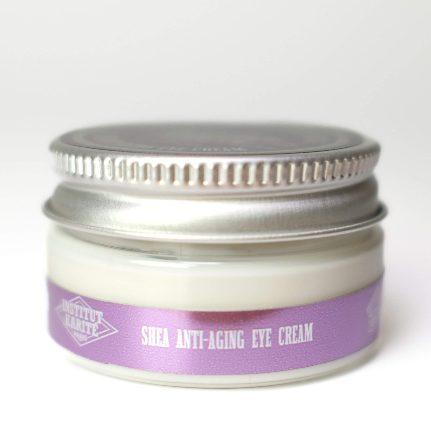 Front view with English of 50mL Shea Anti-Aging Eye Cream by Institut Karité Paris