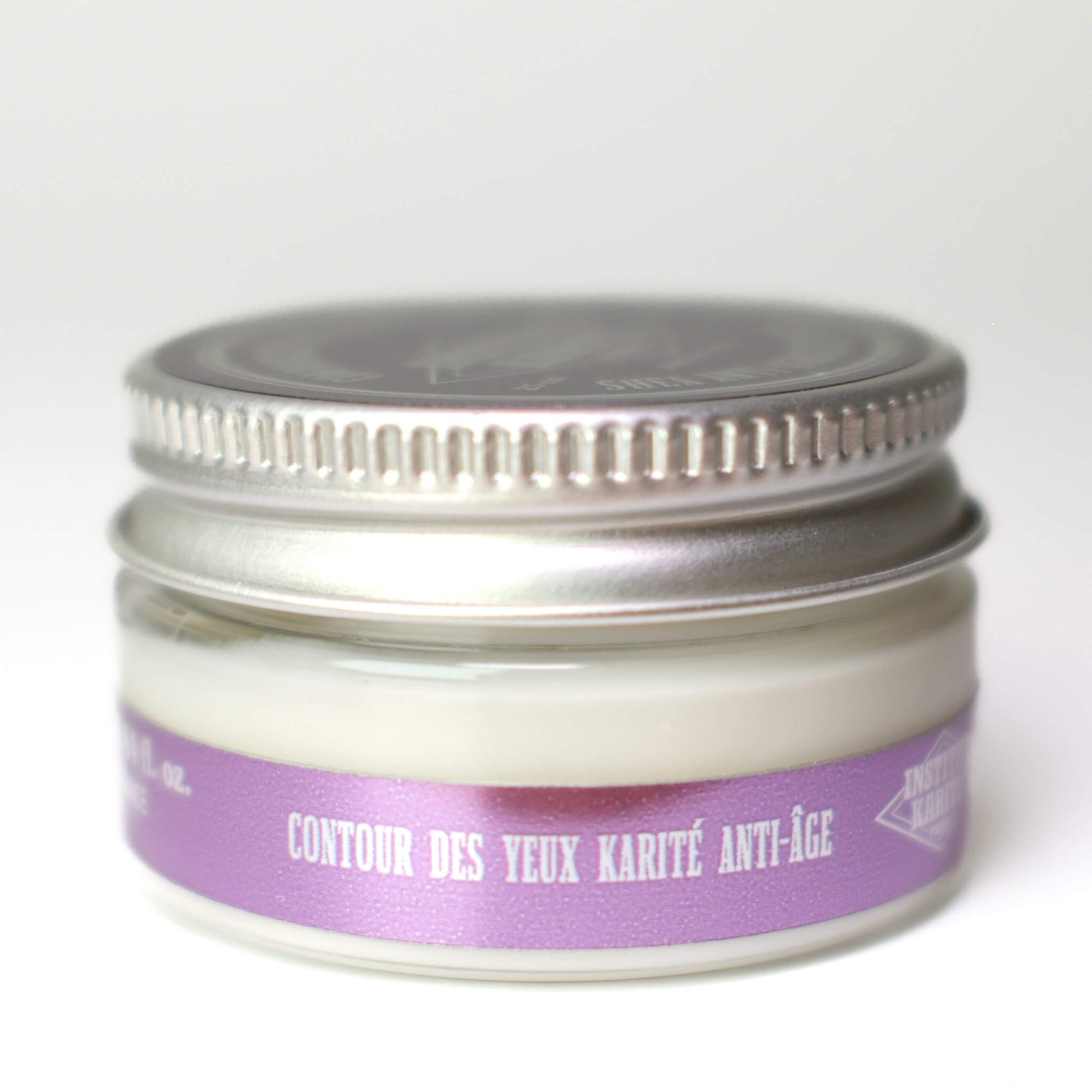 Front view with French of 50mL Shea Anti-Aging Eye Cream by Institut Karité Paris