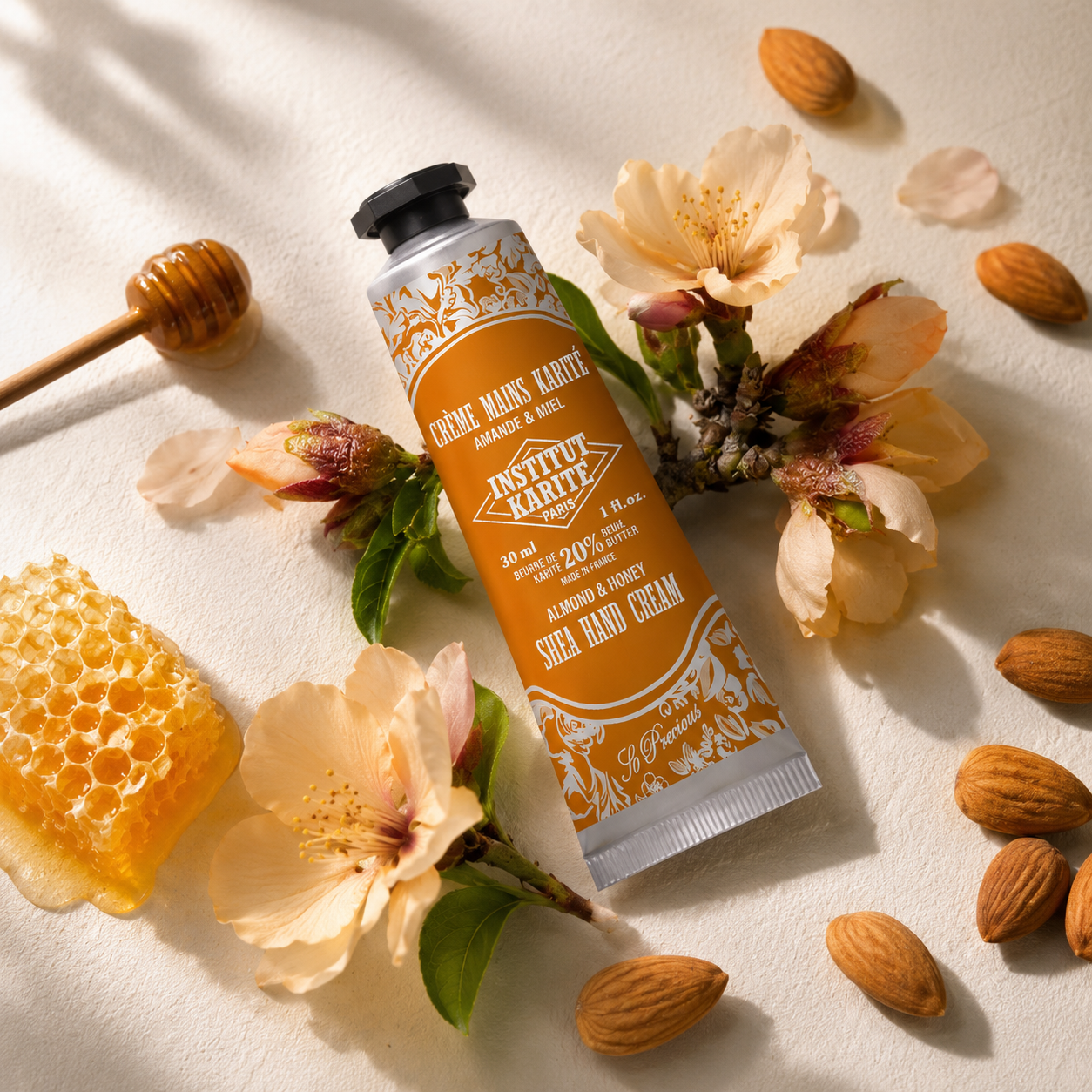 Crème Mains Karité · Amande & Miel · 30ml