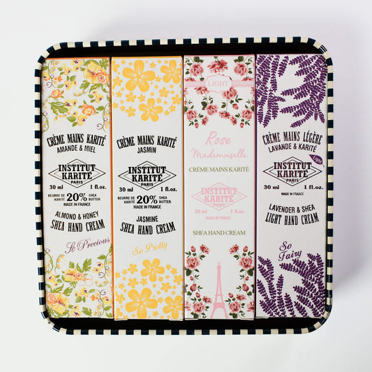 Front view of Exquisite Hand Care Gift Box by Institut Karité Paris
