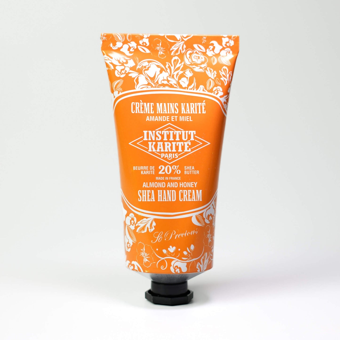 Front view of 75mL Almond & Honey Shea Hand Cream by Institut Karité Paris