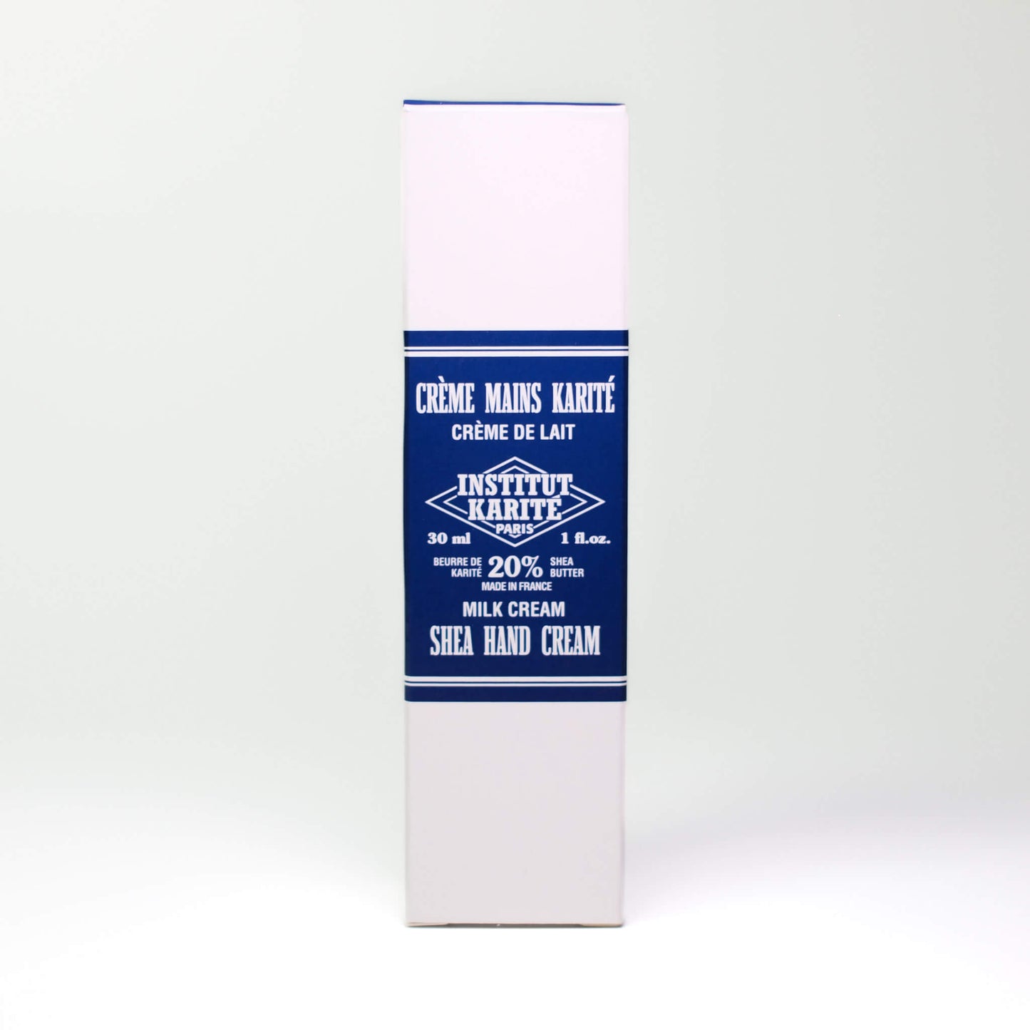 Packaging of 30mL Milk Cream Shea Hand Cream by Institut Karité Paris