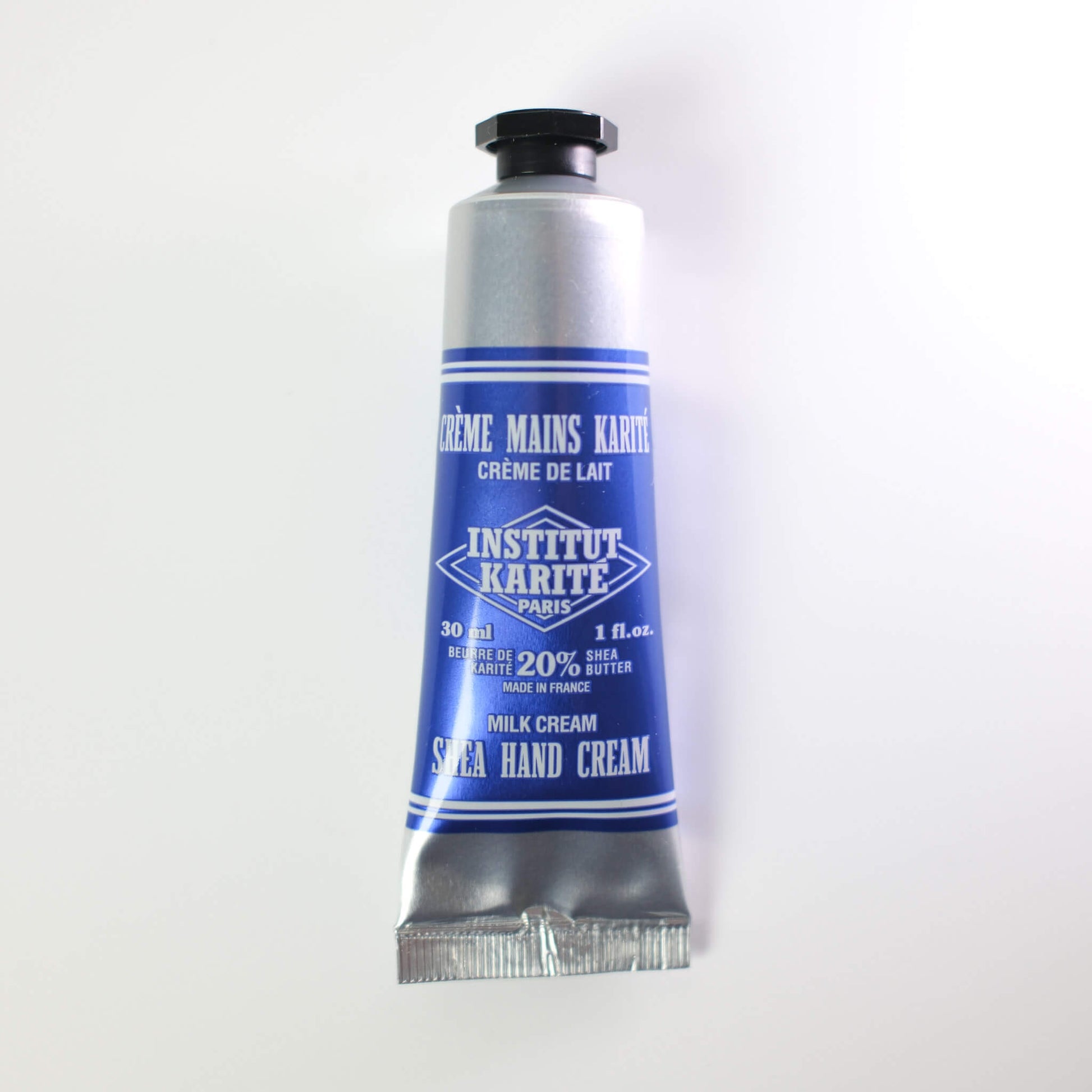 Front view of 30mL Milk Cream Shea Hand Cream by Institut Karité Paris