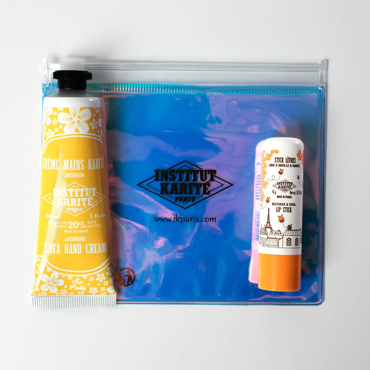  Front view of Hologram Set – Jasmine Hand & Lip Duo with Packaging by Institut Karité Paris