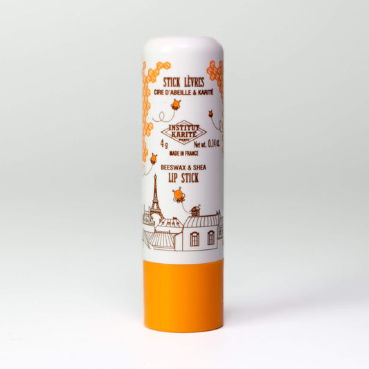 Front view of 4g Beeswax Shea Balloon Lip Balm by Institut Karité Paris