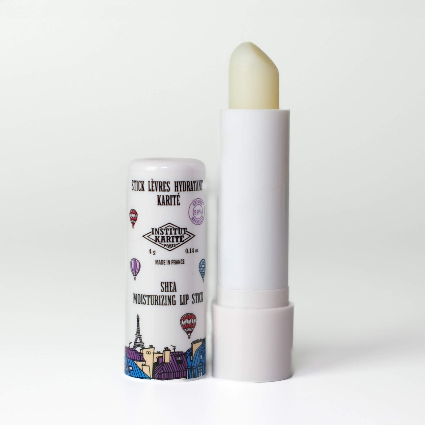 Front view of 4g Shea Balloon Lip Balm version 3 by Institut Karité Paris