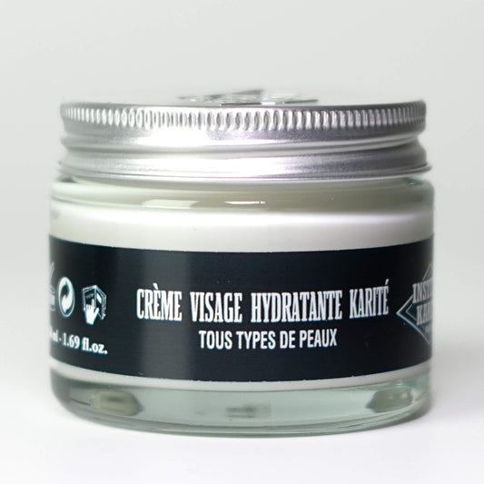 Front view of 50mL Shea Face Cream with French by Institut Karité Paris