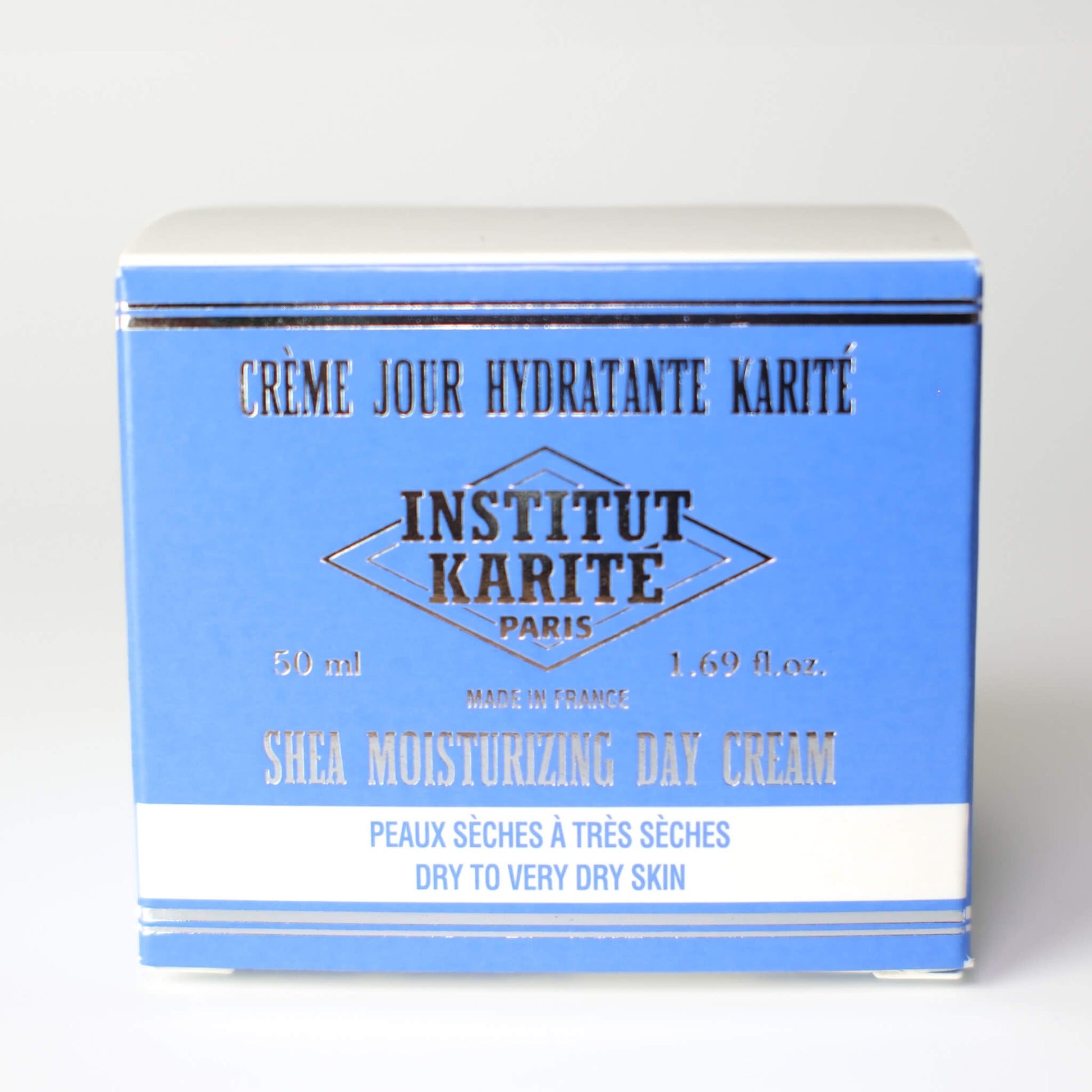 Packaging of 50mL Shea Moisturising Day Cream by Institut Karité Paris