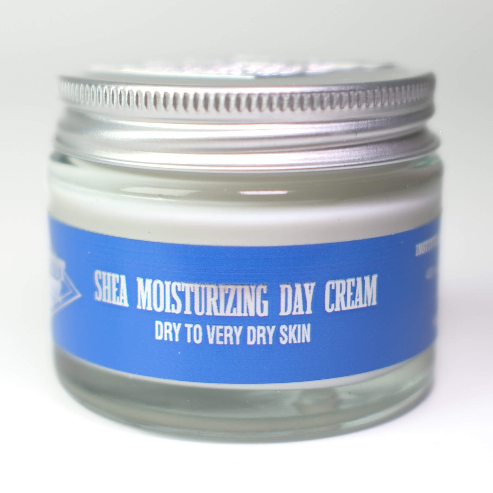 Front view with English of 50mL Shea Moisturising Day Cream by Institut Karité Paris