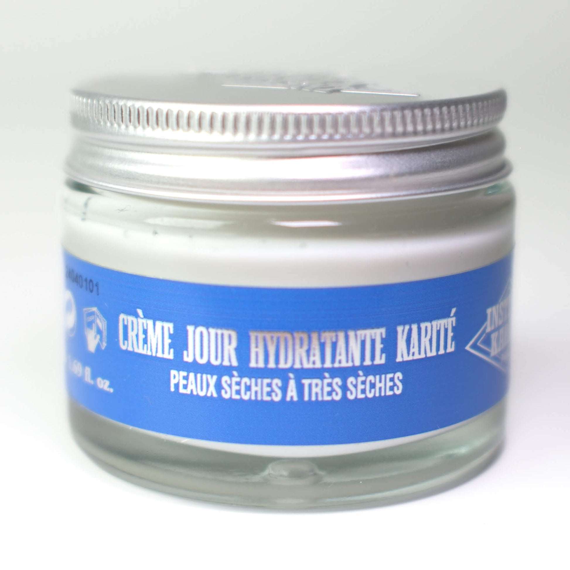 Front view with French of 50mL Shea Moisturising Day Cream by Institut Karité Paris