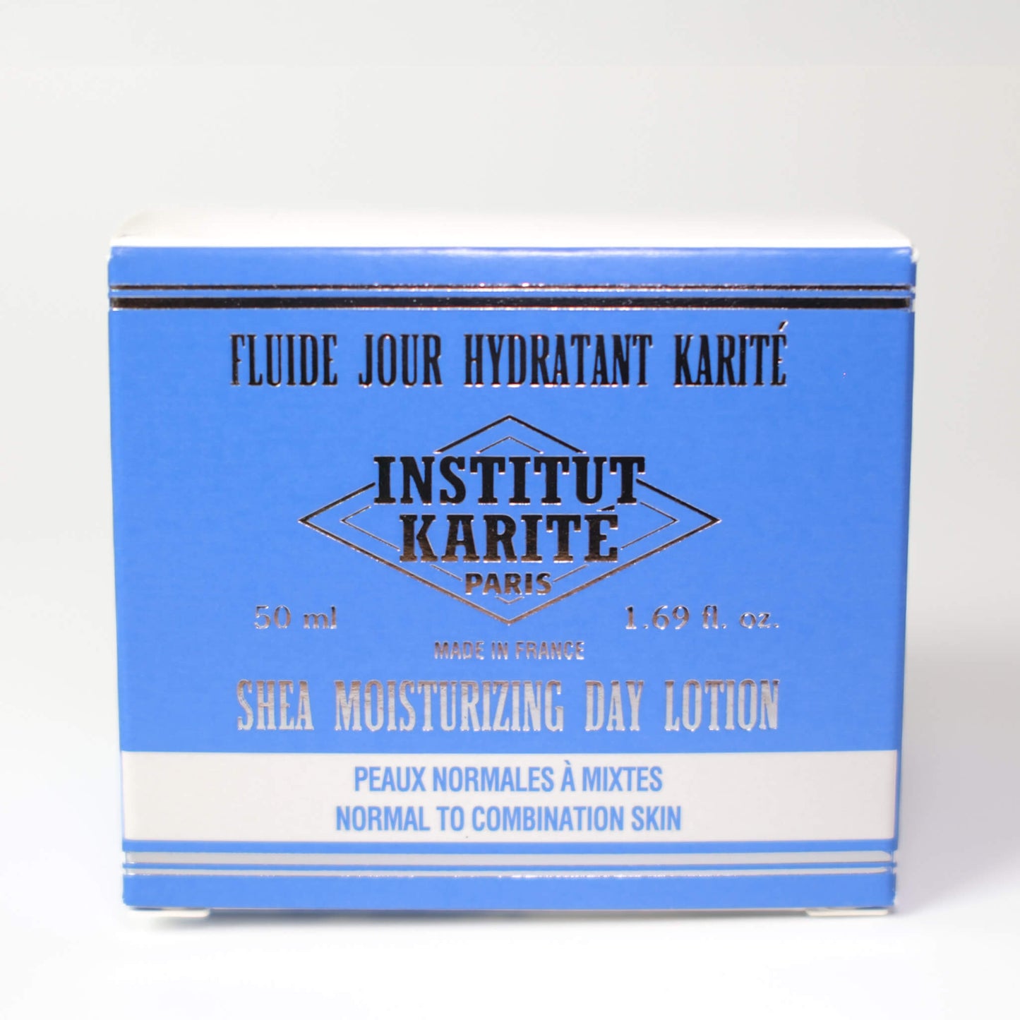 Packaging of 50mL Shea Moisturising Day Lotion by Institut Karité Paris