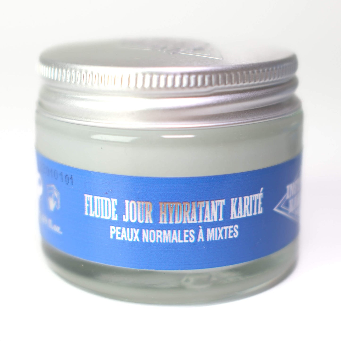 Front view with French of 50mL Shea Moisturising Day Lotion by Institut Karité Paris