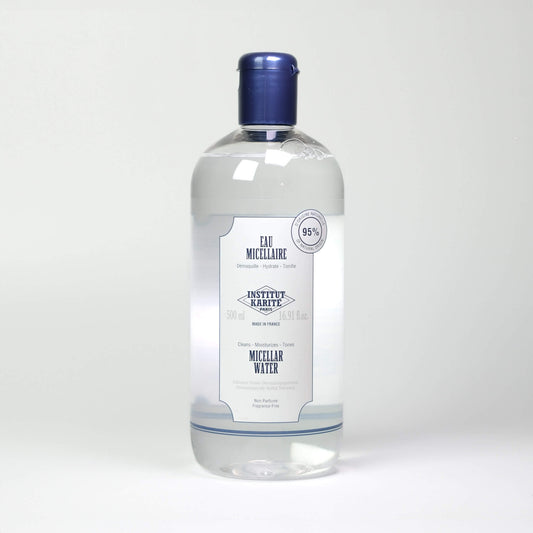 Front view of 500mL Micellar Water by Institut Karité Paris