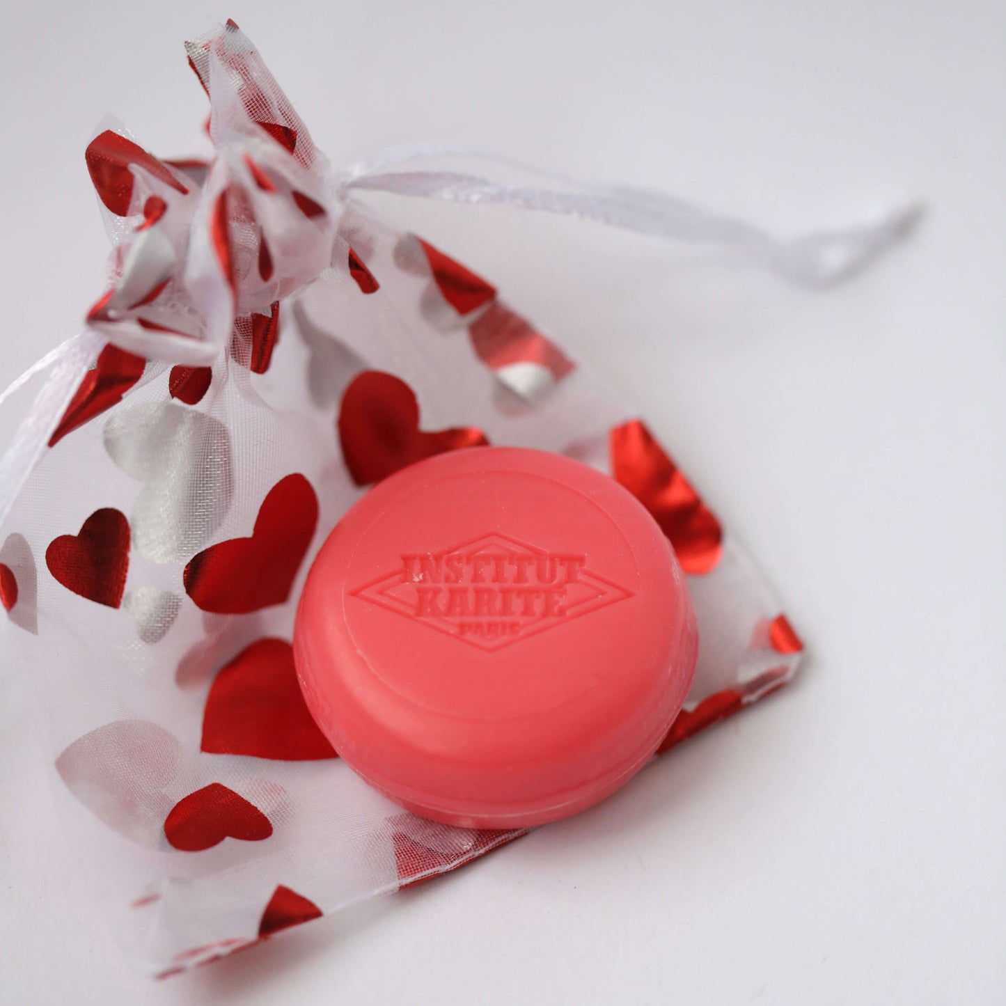Pochette Amour · Fleur de Cerisier · Savon Macaron & Beurre de Karité