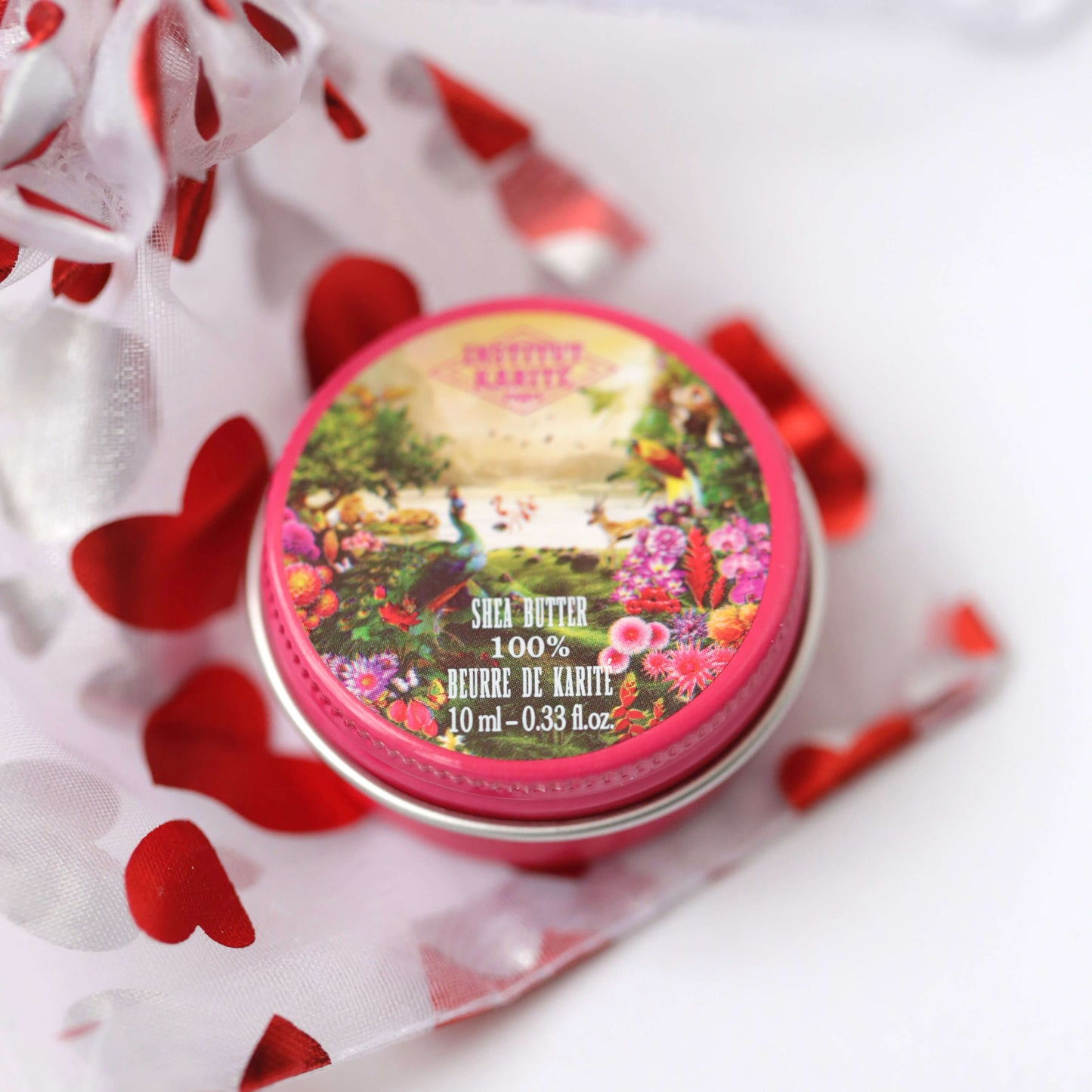 Pochette Amour · Fleur de Cerisier · Savon Macaron & Beurre de Karité