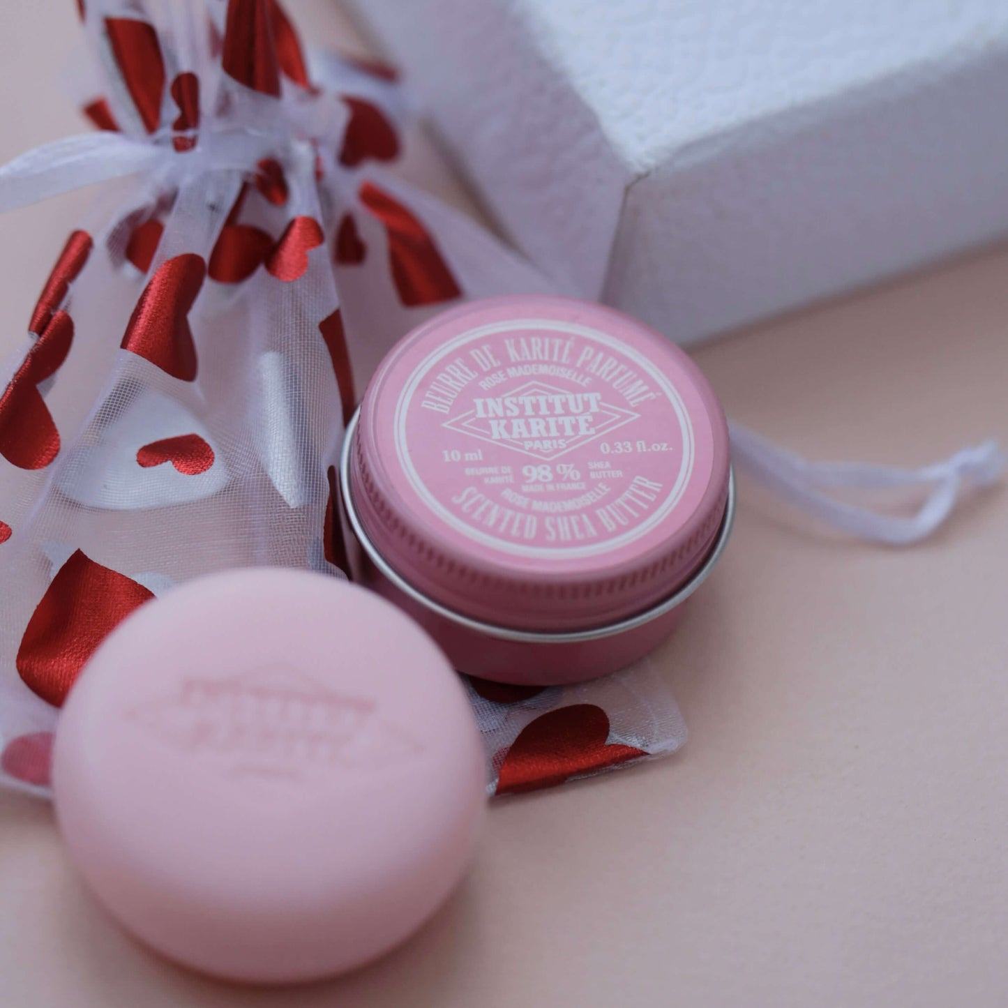 Pochette Amour · Rose Mademoiselle · Macaron Soap & Shea Butter