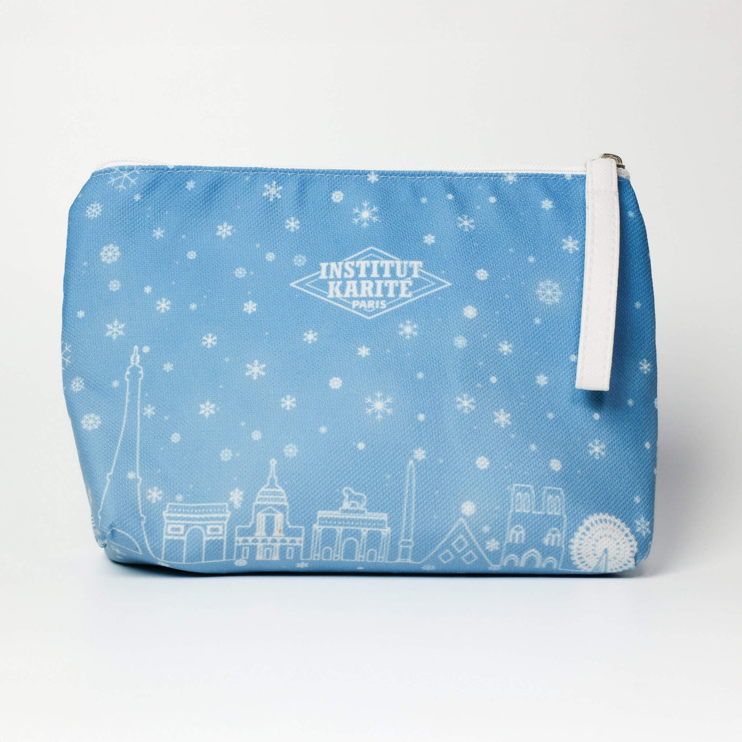 Front view of Winter in Paris Pouch by Institut Karité Paris