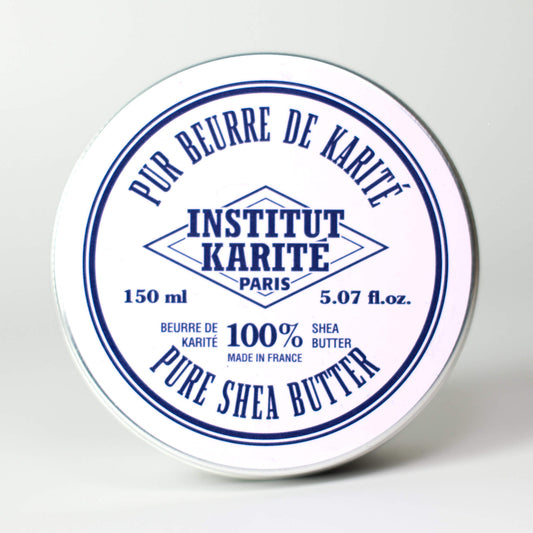 Front view of 150mL Pure Shea Butter tin by Institut Karité Paris