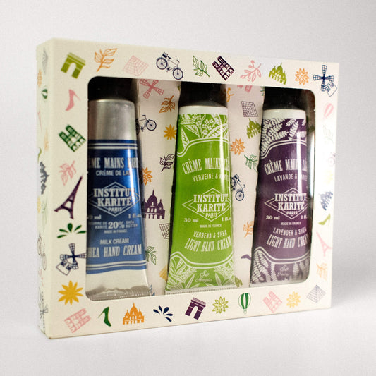 Shea Hand Cream Trio · Milk Cream, Lavender & Verbena